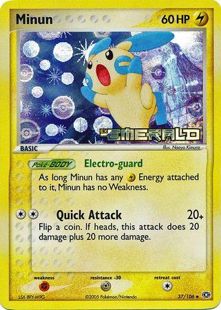 Minun [Reverse Holo] #37