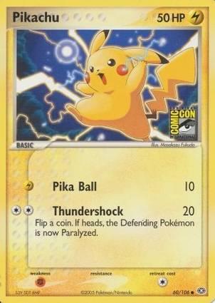 Pikachu [Comic Con Promo] #60