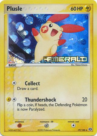 Plusle [Reverse Holo] #39