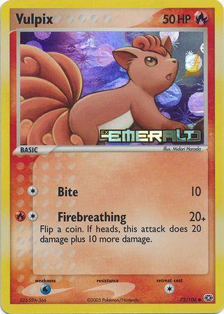 Vulpix [Reverse Holo] #72