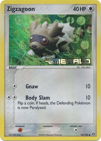 Zigzagoon [Reverse Holo] #74