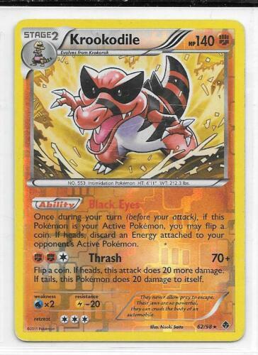 Krookodile [Reverse Holo] #62