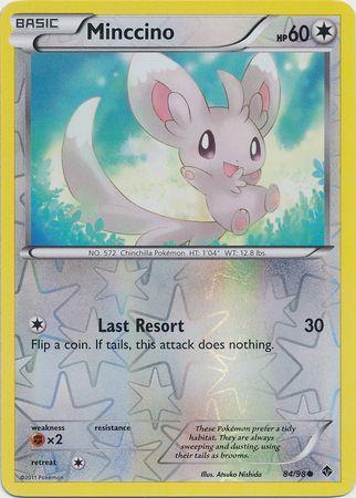 Minccino [Reverse Holo] #84