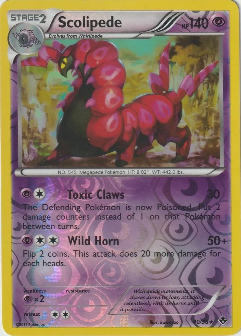 Scolipede [Reverse Holo] #40