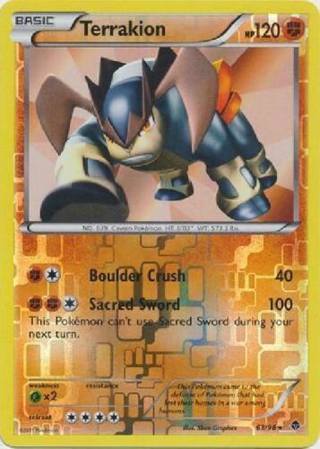 Terrakion [Reverse Holo] #63