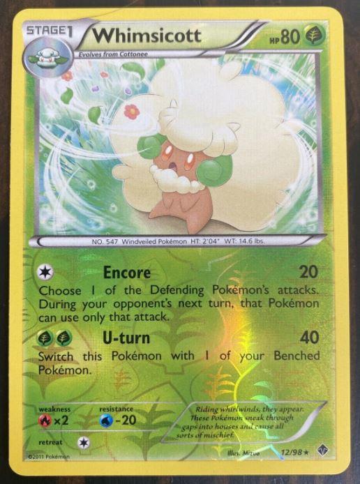 Whimsicott [Reverse Holo] #12