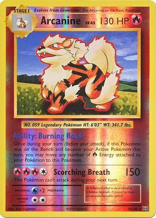 Arcanine [Reverse Holo] #18