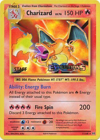 Charizard [Prerelease Staff] #11