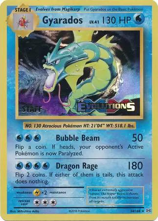 Gyarados [Prerelease Staff] #34