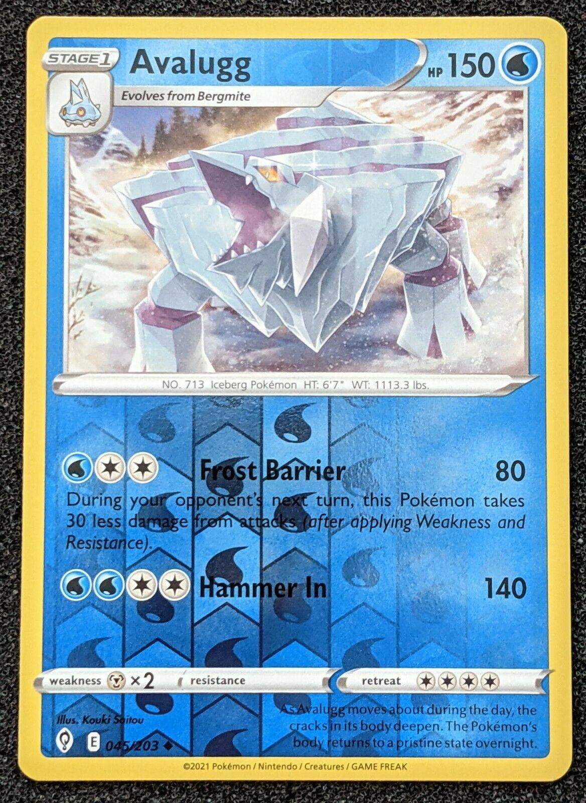 Avalugg [Reverse Holo] #45