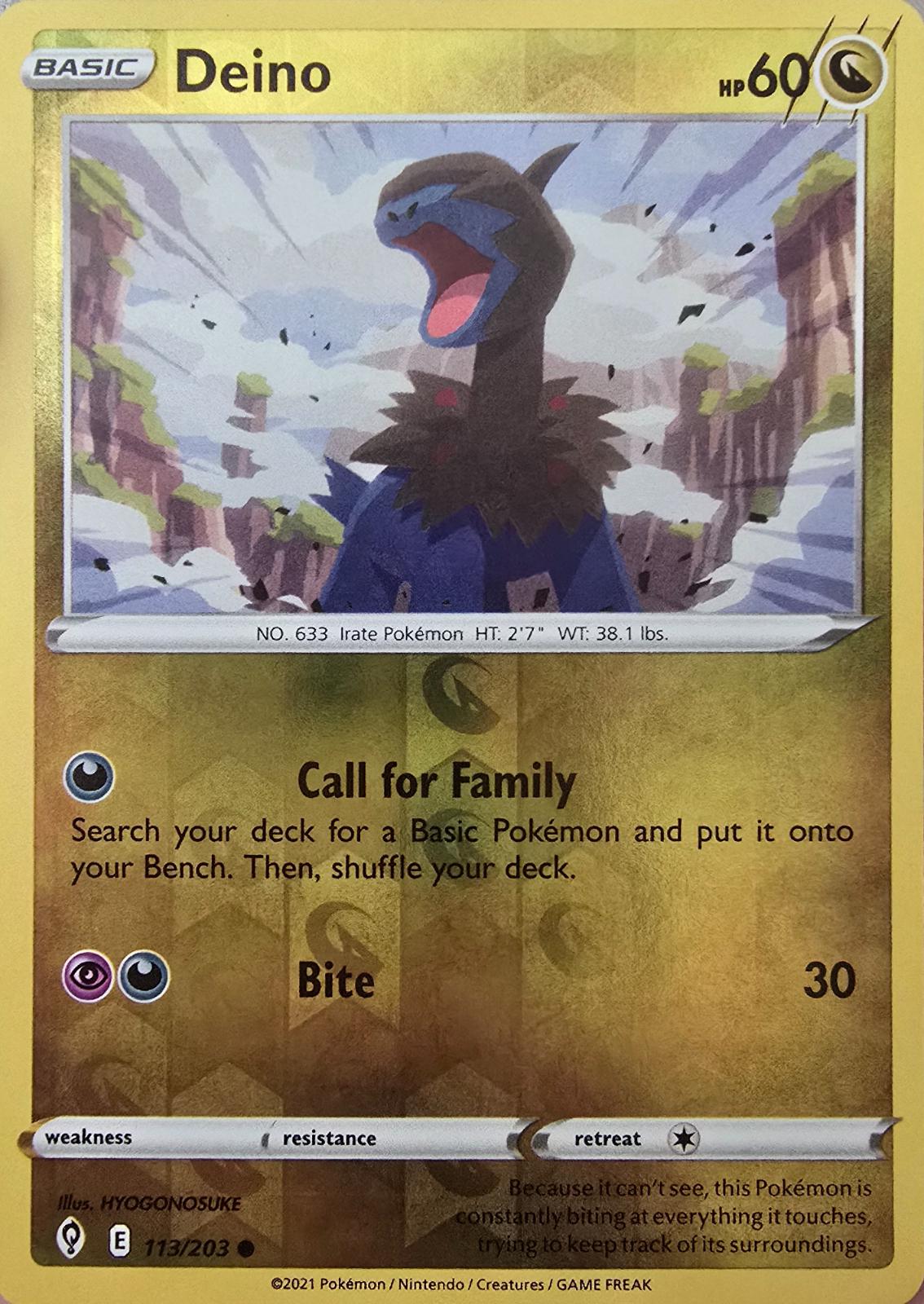 Deino [Reverse Holo] #113