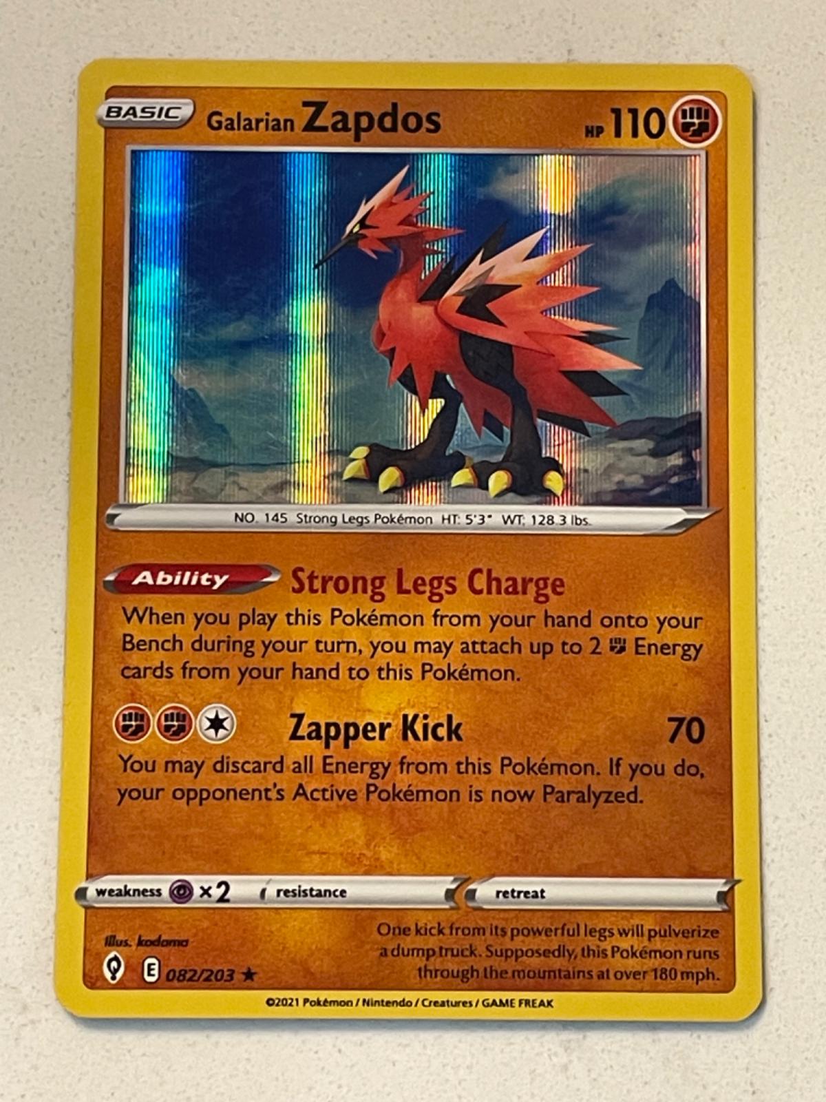 Galarian Zapdos [Holo] #82