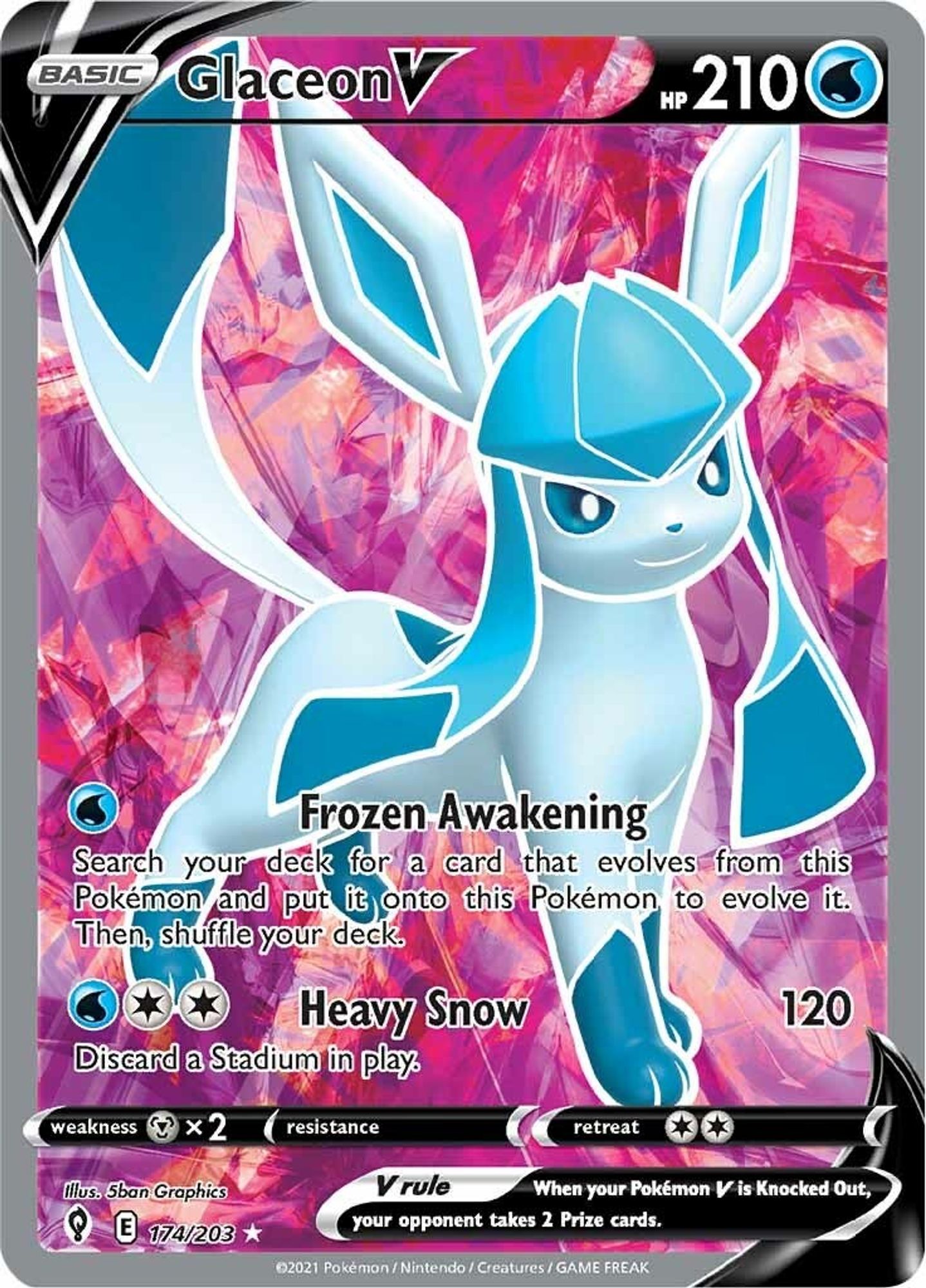 Glaceon V #174