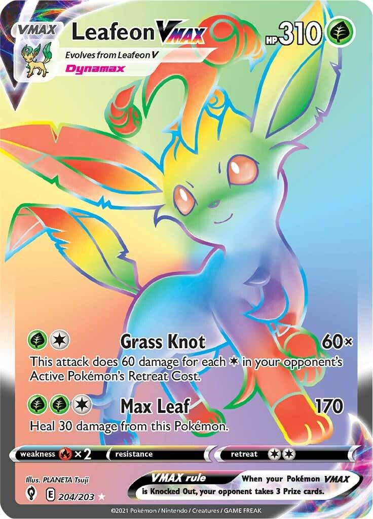 Leafeon VMAX #204