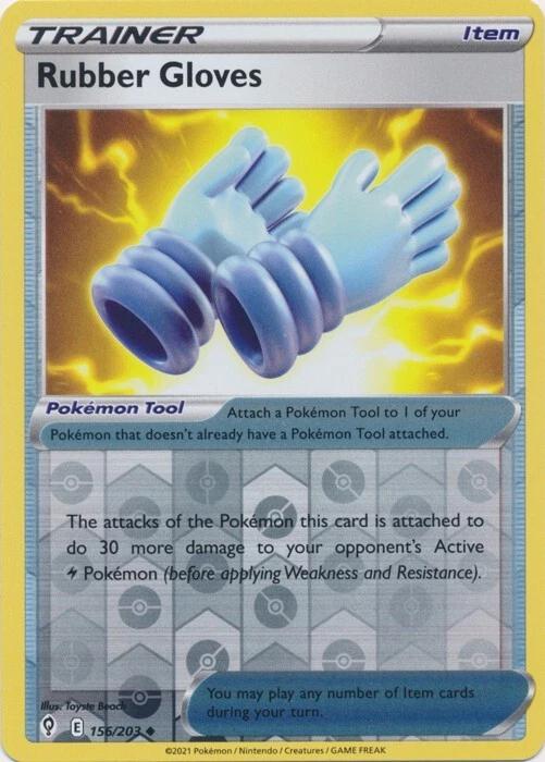 Rubber Gloves [Reverse Holo] #156