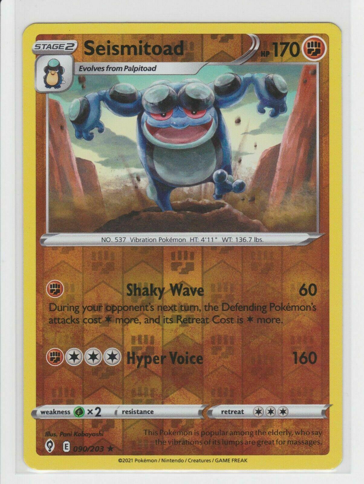 Seismitoad [Reverse Holo] #90