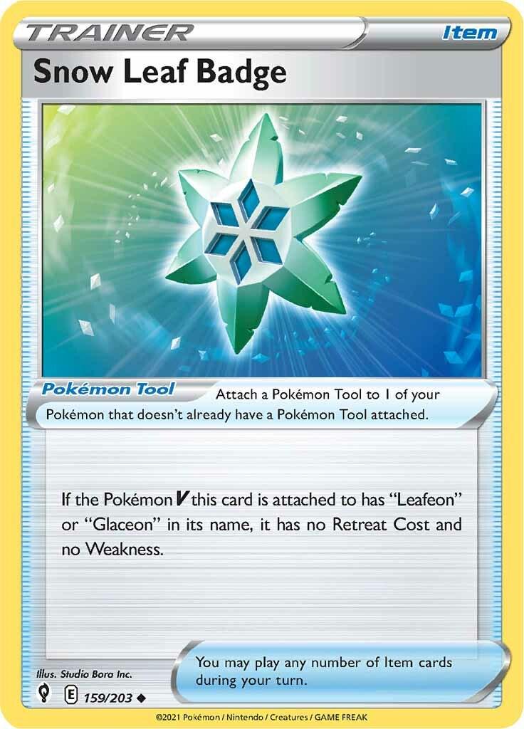 Snow Leaf Badge #159