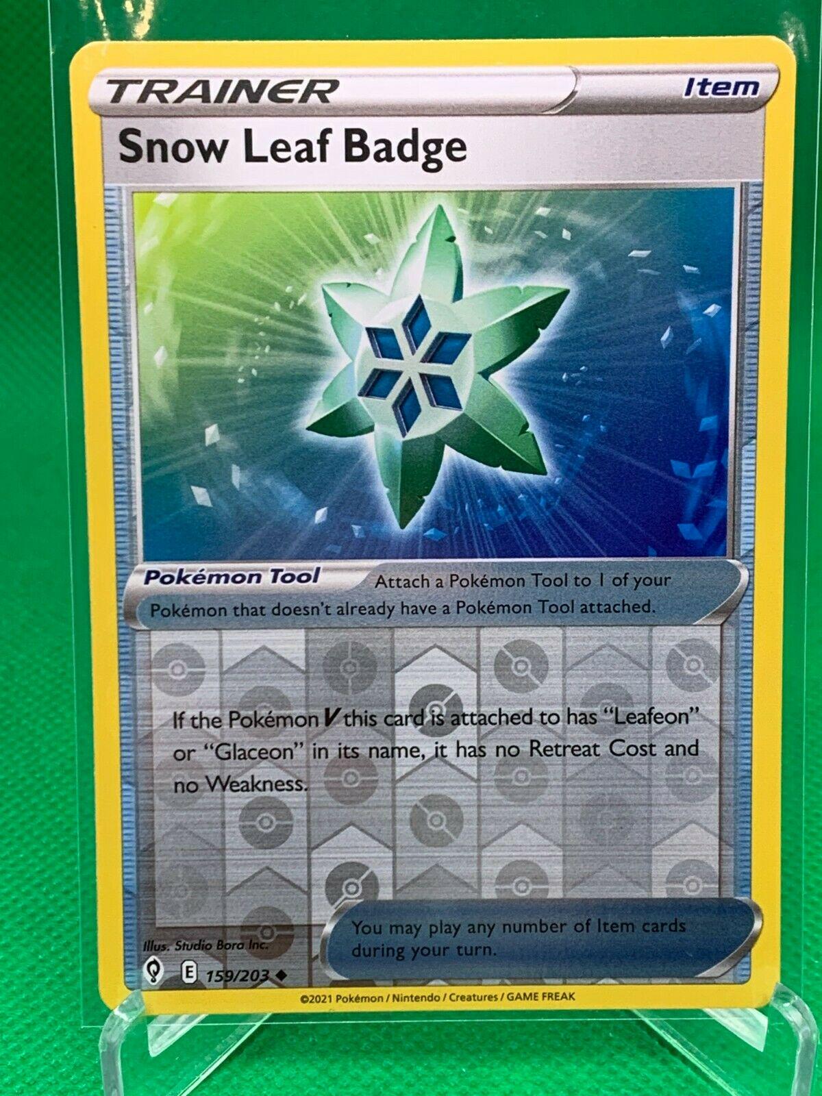 Snow Leaf Badge [Reverse Holo] #159