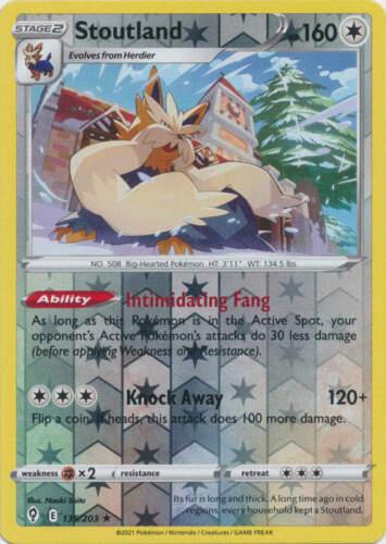 Stoutland [Reverse Holo] #135