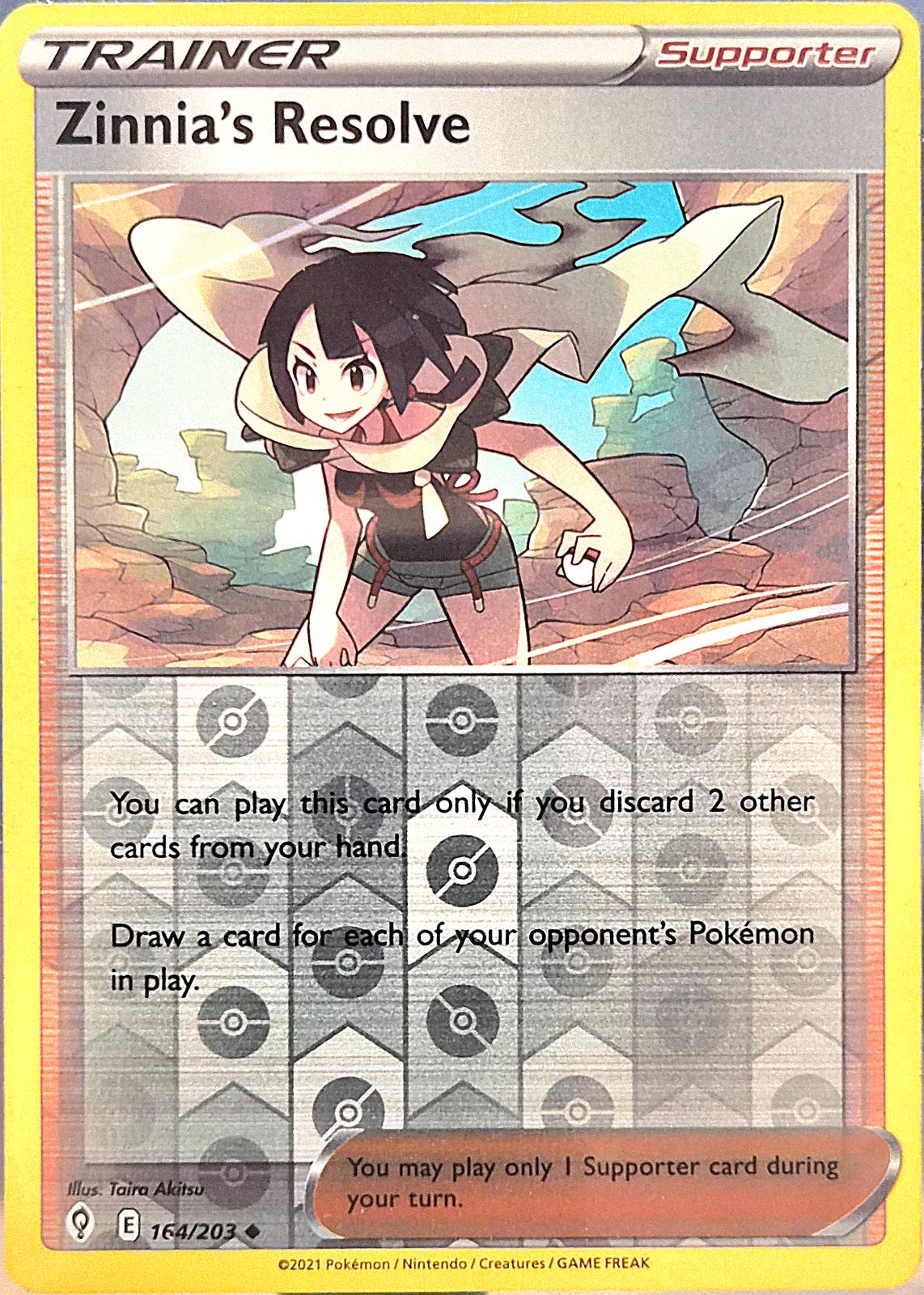 Zinnia's Resolve [Reverse Holo] #164