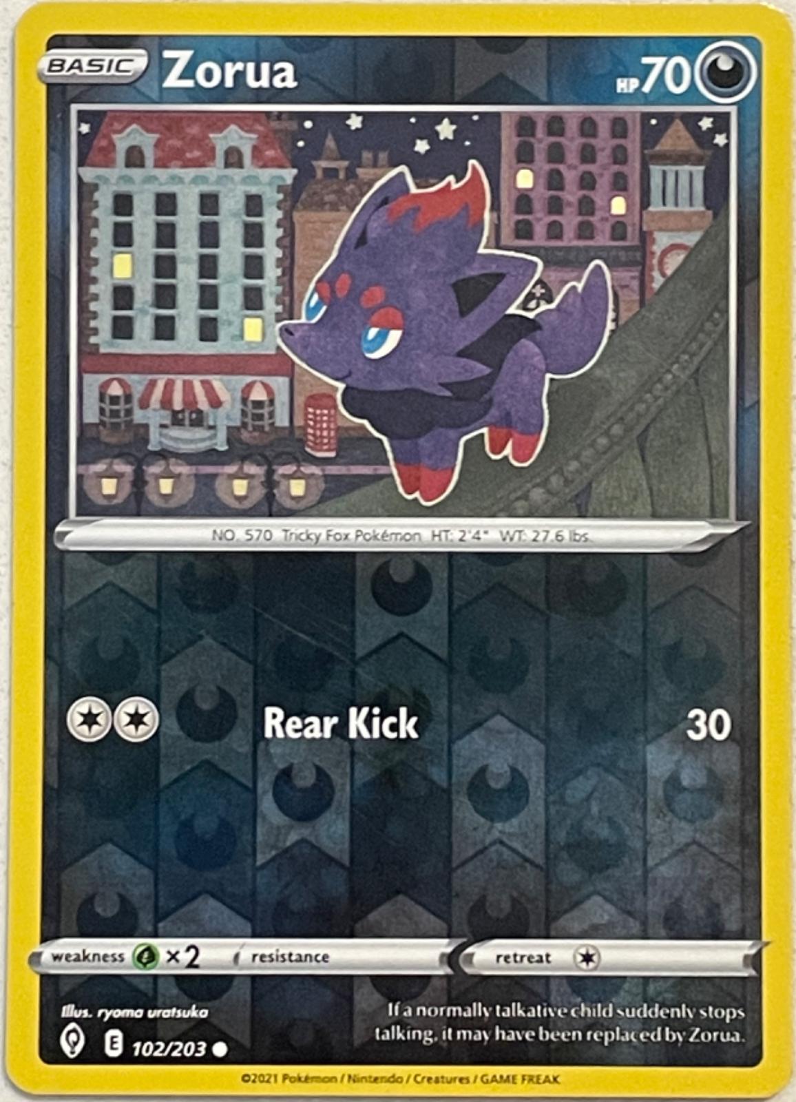 Zorua [Reverse Holo] #102