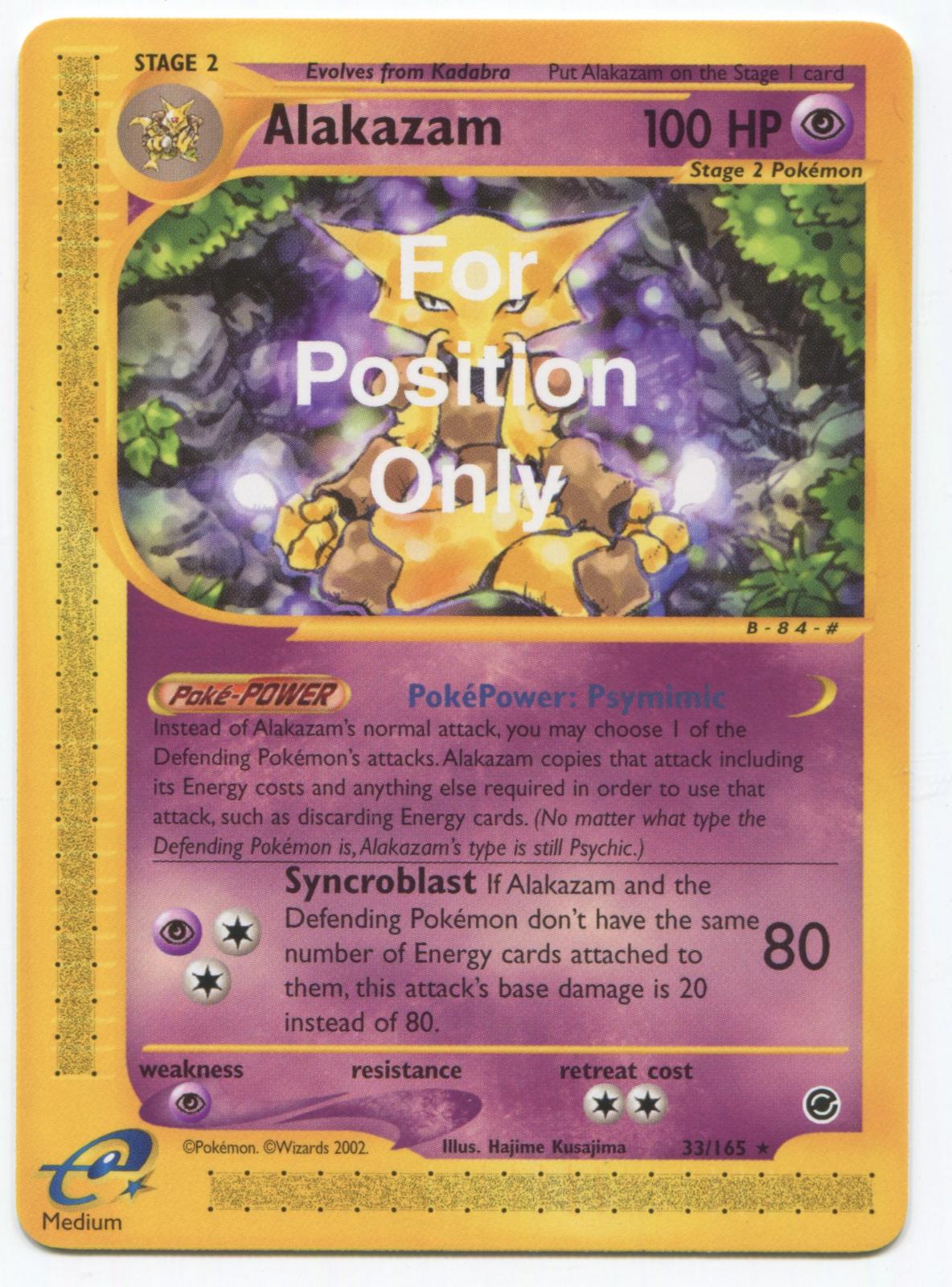Alakazam [For Position Only] #33
