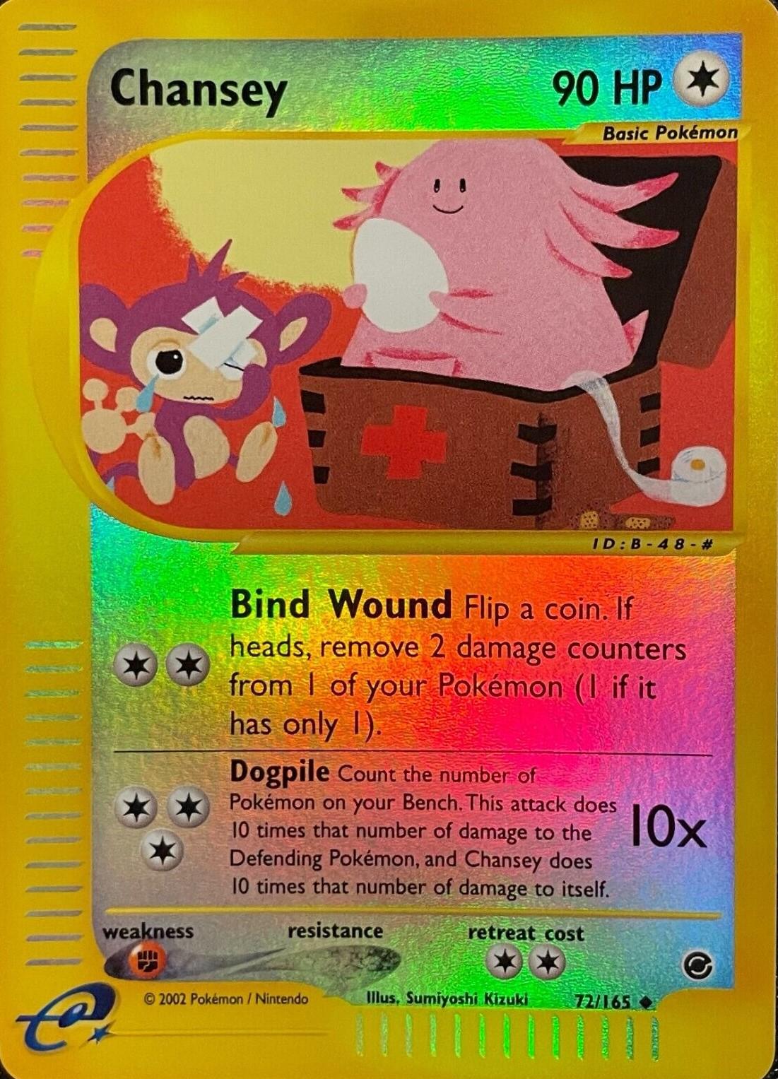 Chansey [Reverse Holo] #72