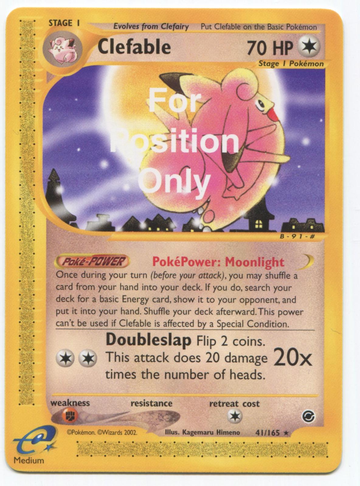 Clefable [For Position Only] #41