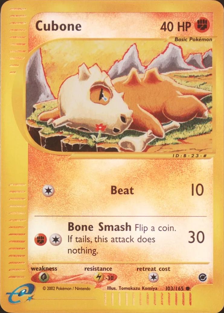 Cubone [Reverse Holo] #103