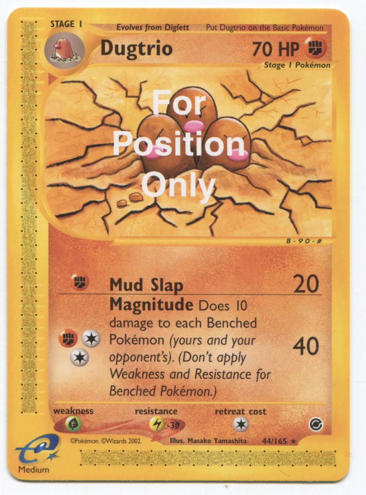 Dugtrio [For Position Only] #44