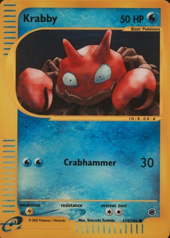 Krabby [Reverse Holo] #115