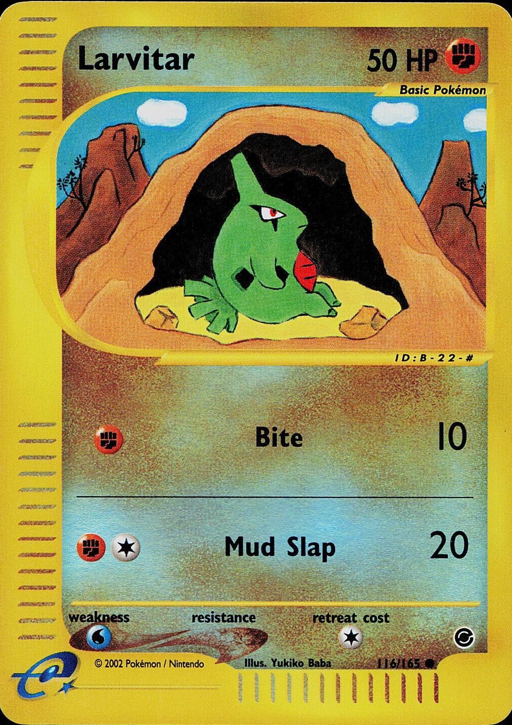 Larvitar [Reverse Holo] #116