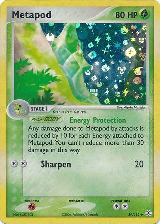Metapod [Reverse Holo] #39