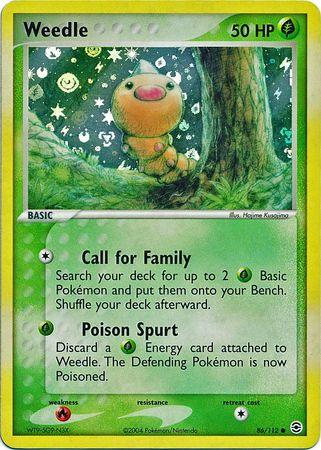 Weedle [Reverse Holo] #86