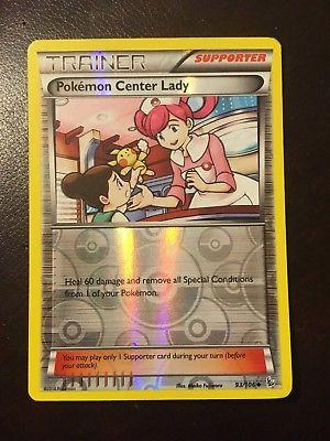 Pokemon Center Lady [Reverse Holo] #93