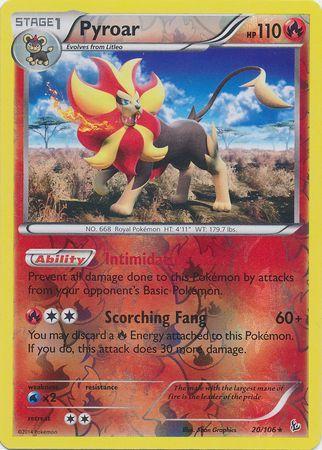 Pyroar [Reverse Holo] #20