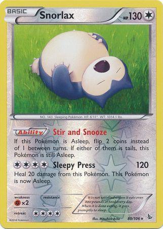 Snorlax [Reverse Holo] #80