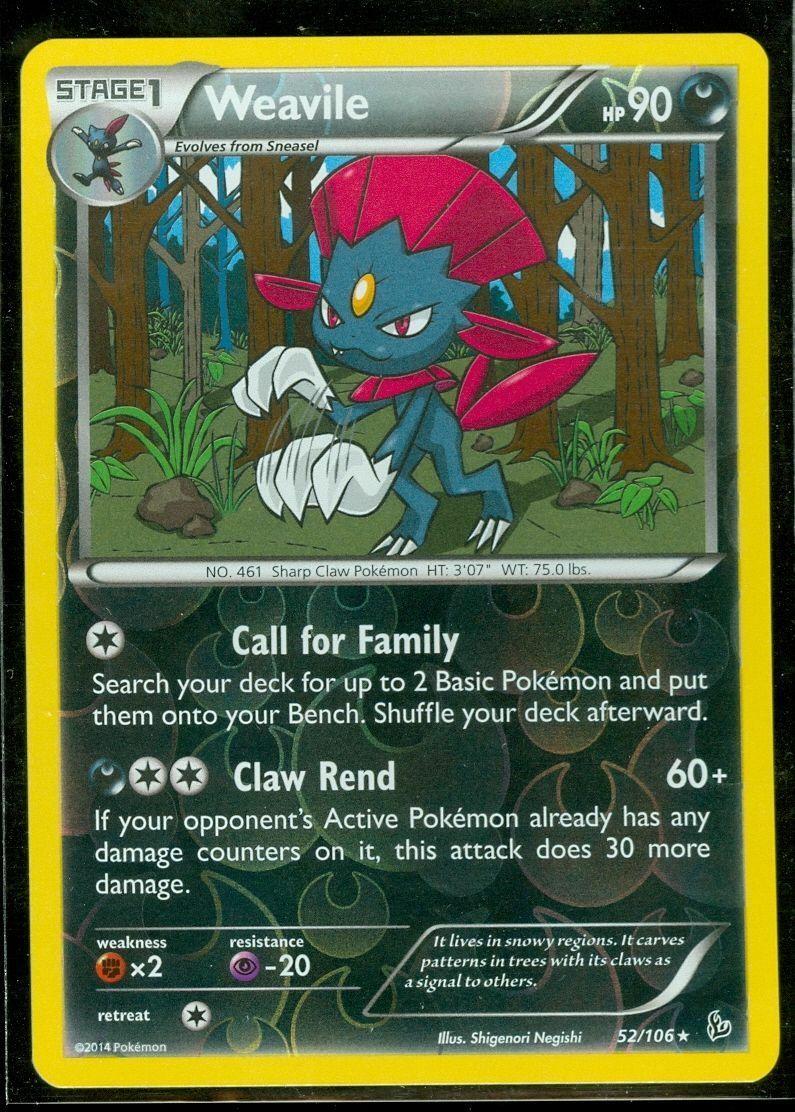 Weavile [Reverse Holo] #52