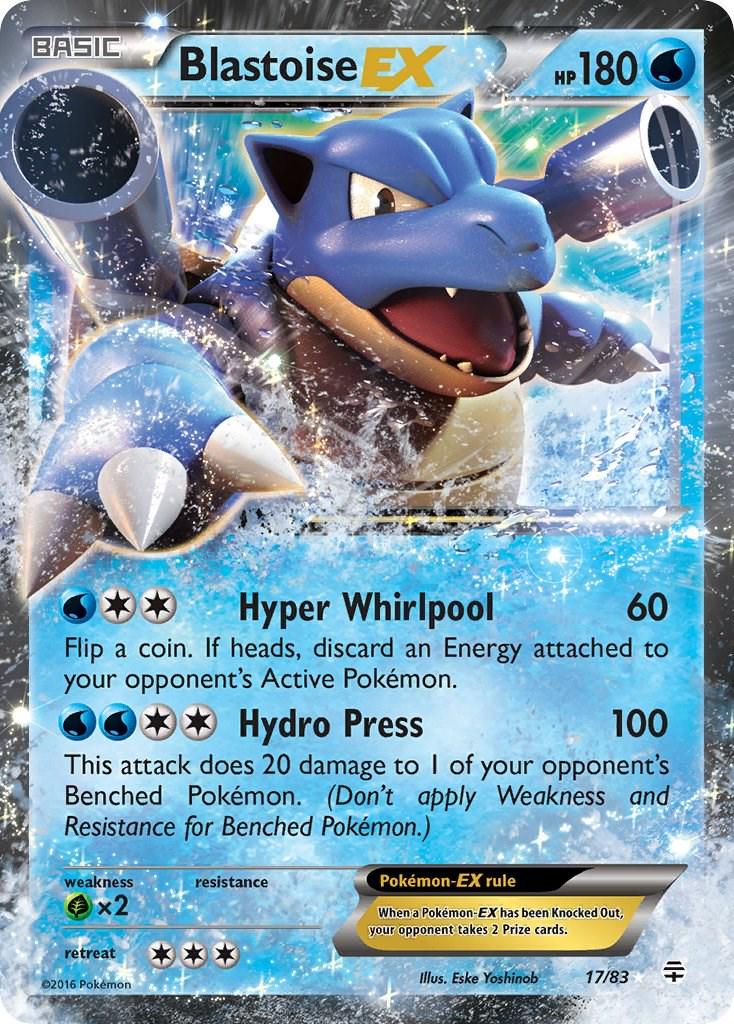 Blastoise EX #17