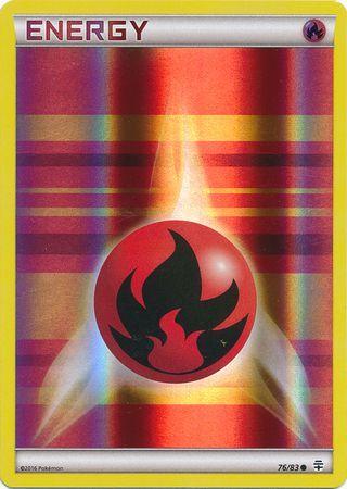Fire Energy [Reverse Holo] #76