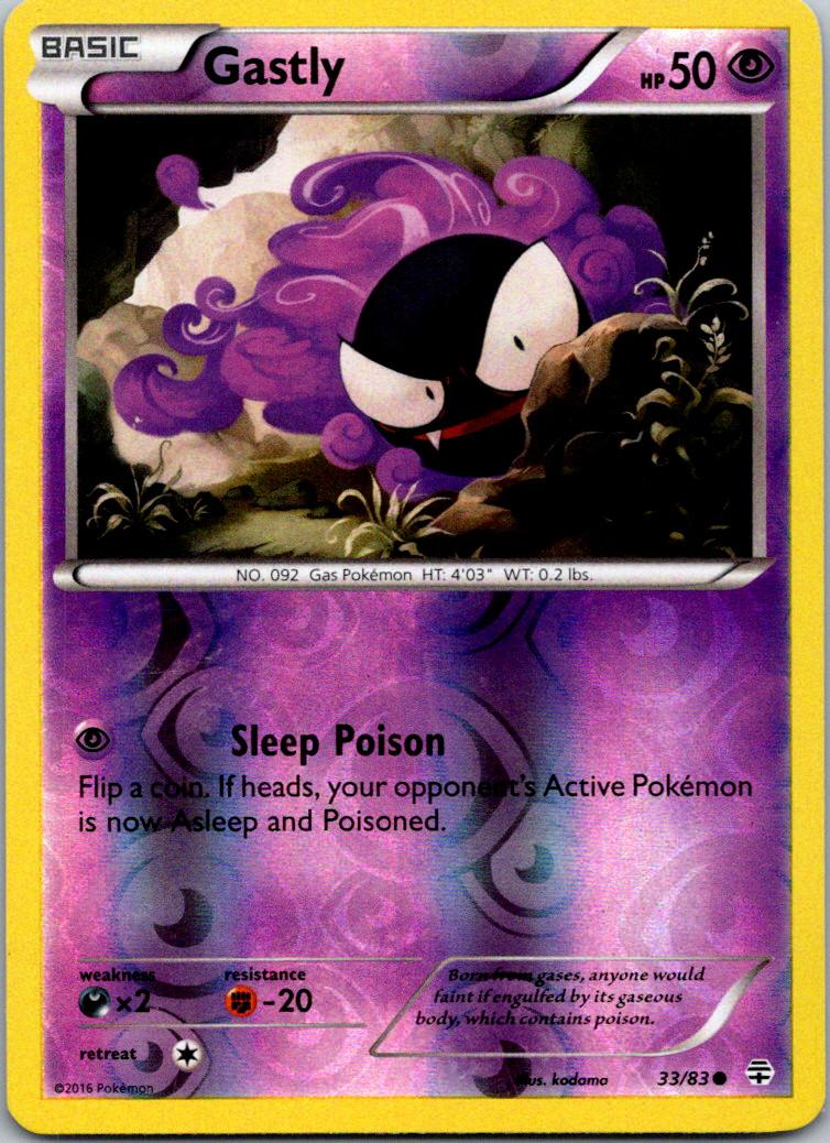 Gastly [Reverse Holo] #33