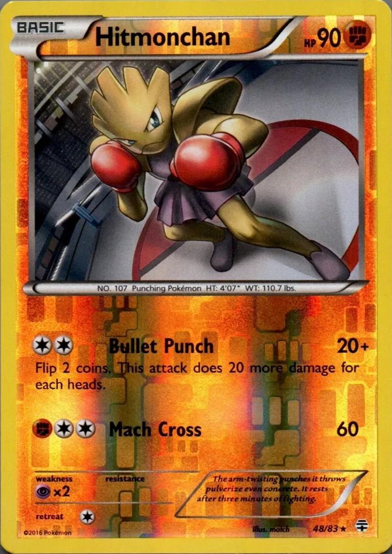 Hitmonchan [Reverse Holo] #48