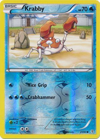 Krabby [Reverse Holo] #21