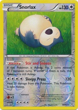 Snorlax [Reverse Holo] #58
