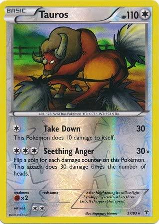 Tauros [Reverse Holo] #57
