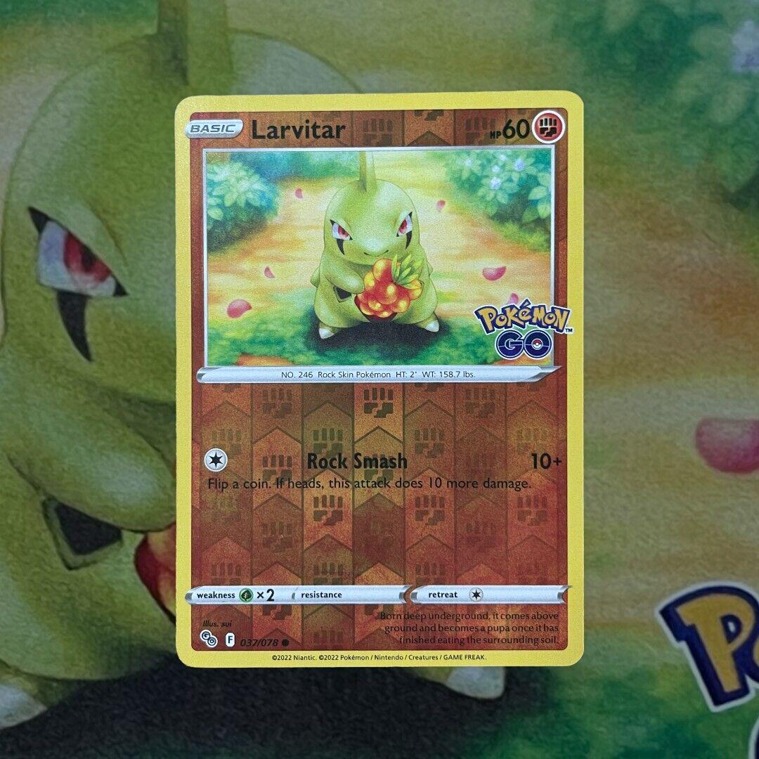 Larvitar [Reverse Holo] #37