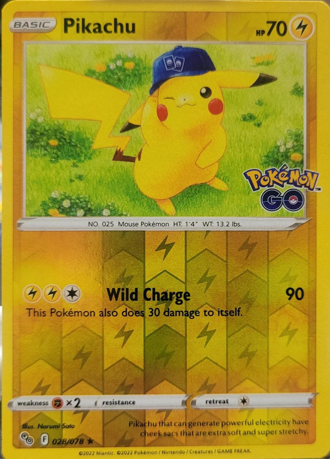 Pikachu [Reverse Holo] #28