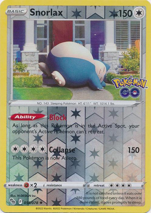 Snorlax [Reverse Holo] #55