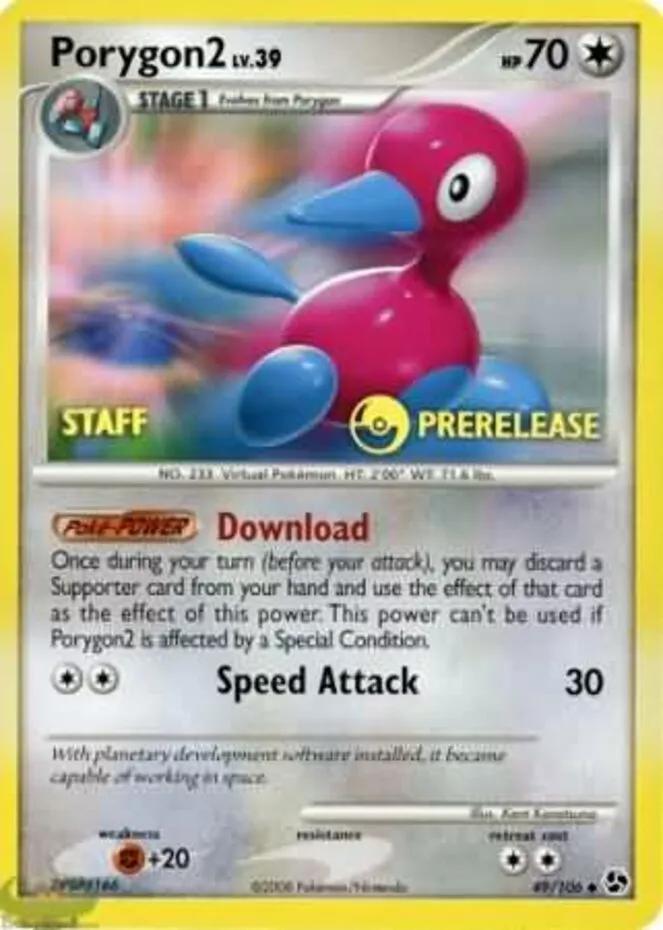 Porygon 2 [Prerelease Staff] #49