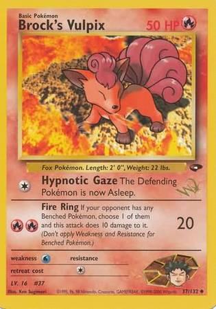 Brock's Vulpix [W Stamp] #37